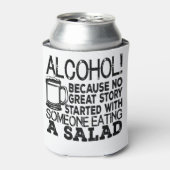 Alcohol! Omdat er geen geweldig verhaal begon met Blikjeskoeler (Blikje Voorkant)