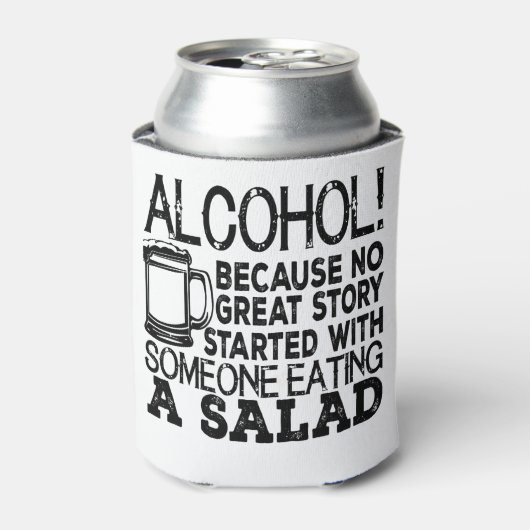 Alcohol! Omdat er geen geweldig verhaal begon met Blikjeskoeler (Blikje Voorkant)