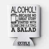 Alcohol! Omdat er geen geweldig verhaal begon met Blikjeskoeler (Achterkant)