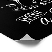 Alcohol Omdat geen enkel groot liefdesverhaal Afdr Poster (Hoek)