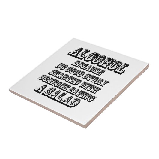 ALCOHOL - Omdat Tegeltje (Zijkant)