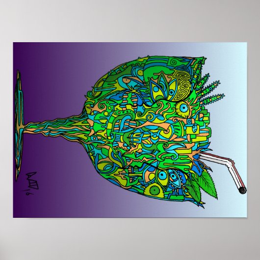 Alcohol. Poster (Voorkant)