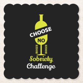 Alcohol Sobriety Alcohol Free Teetotal Support Kartonnen Onderzetters