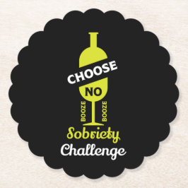 Alcohol Sobriety Alcohol Free Teetotal Support Kartonnen Onderzetters