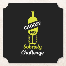 Alcohol Sobriety Alcohol Free Teetotal Support Kartonnen Onderzetters