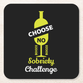 Alcohol Sobriety Alcohol Free Teetotal Support Kartonnen Onderzetters