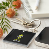 Alcohol Sobriety Alcohol Free Teetotal Support Sleutelhanger (Voorkant Rechts)