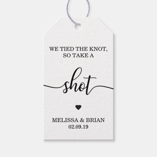 Alcohol Spirit Bottle Wedding Favor Label Cadeaulabel (Voorkant)