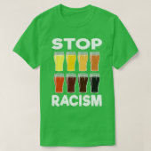 Alcohol Stop Racisme Beer Alcoholic Mannen Vrouwen T-shirt (Design voorkant)