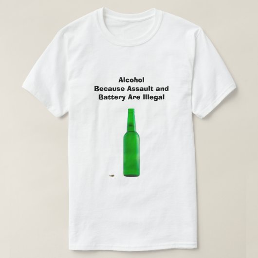 Alcohol T-Shirt (Design voorkant)