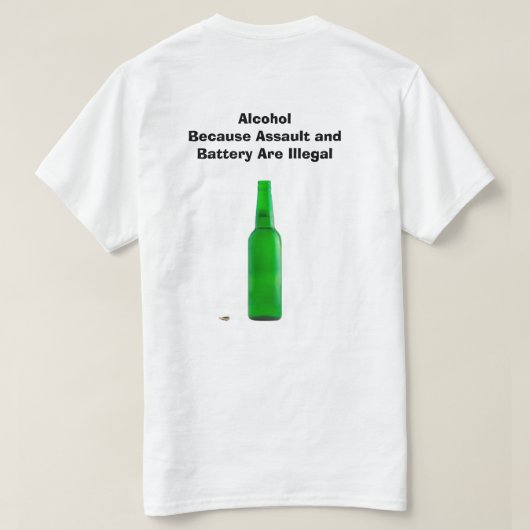 Alcohol T-Shirt (Design achterkant)