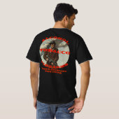 Alcohol Tabak & Vuurwapens wie brengt de Chips? T-shirt (Achterkant volledig)