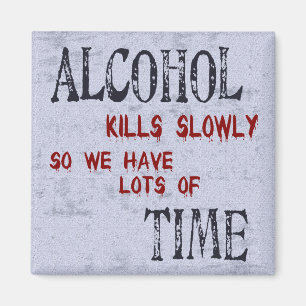 Alcohol-tijd Magneet