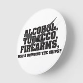 Alcohol Tobacco Firearms, die de chips meenemen Ronde Klok (Hoek)