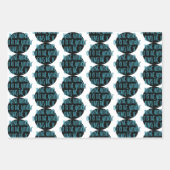 Alcohol uit alcoholische herstelslogan halen inpakpapier vel (Voorkant)