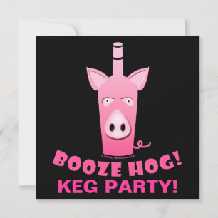 ALCOHOL VARKENSFEestJE UITNODIGING