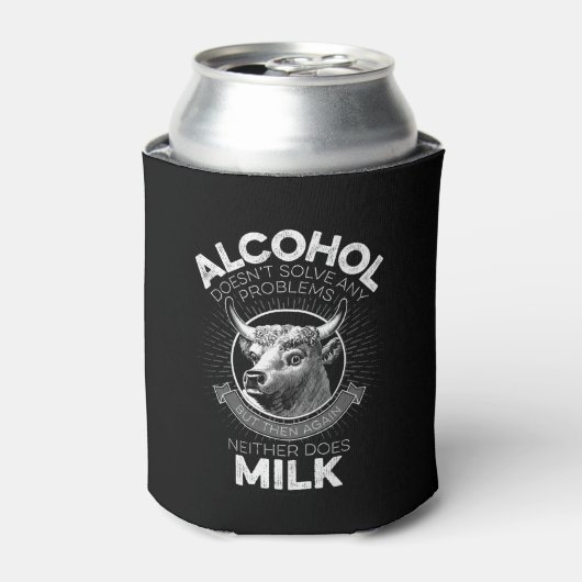 Alcohol versus melk blikjeskoeler (Blikje Voorkant)