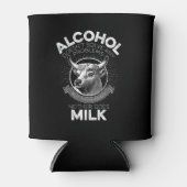 Alcohol versus melk blikjeskoeler (Voorkant)