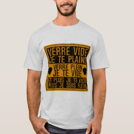 alcohol voor vacuümglas vlakke biere citati t-shirt