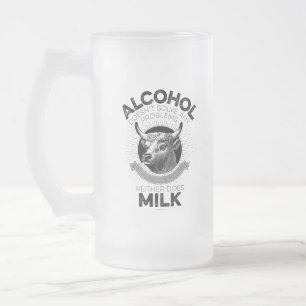 Alcohol vs. melk matglas bierpul