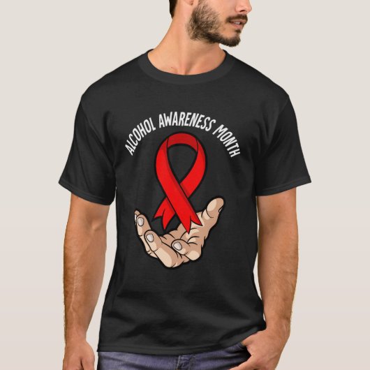 Alcoholbewustmakingsmaand T-shirt (Voorkant)