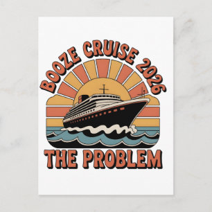 Alcoholcruise 2026 Het Probleem Grappige Matching Feestdagenkaart
