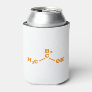 Alcoholethanol Moleculaire chemische formule Blikjeskoeler