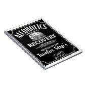 Alcoholetiket Vertrouwelijk - 12-stap Alcohol Addi Notitieboek (Rechterzijde)