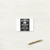 Alcoholetiket Vertrouwelijk - 12-stap Alcohol Addi Post-it® Notes (Op bureau)