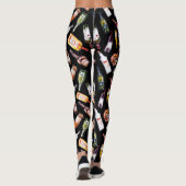 Alcoholflessenpatroon Leggings (Achterkant)