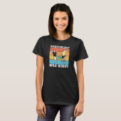 Alcoholhoudende drank met een loopje t-shirt (Voorkant volledig)