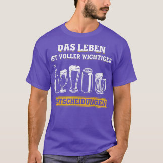 Alcoholhoudende soorten bier hebben een grote keuz t-shirt
