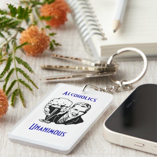 Alcoholica Unanimous Sleutelhanger (Voorkant Rechts)