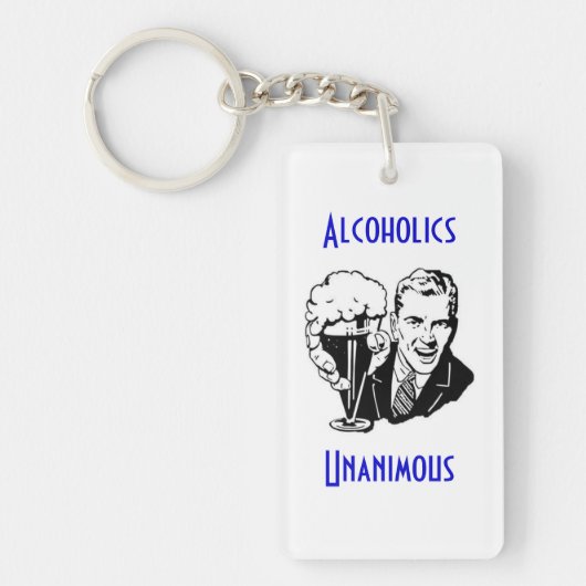 Alcoholica Unanimous Sleutelhanger (Voorkant)