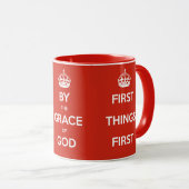 Alcoholics Anonymous Slogans Mok (Rood) (Voorkant rechts)