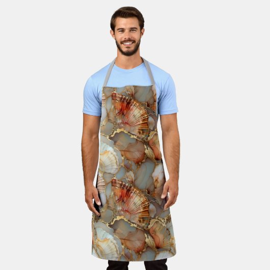 Alcoholinkshell groot Schort (Gedragen)