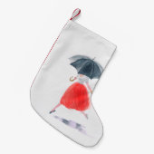 Alcoholinkt Abstract. Gebleken minerale Vintage. B Kleine Kerstsok (Voorkant (Hangend))