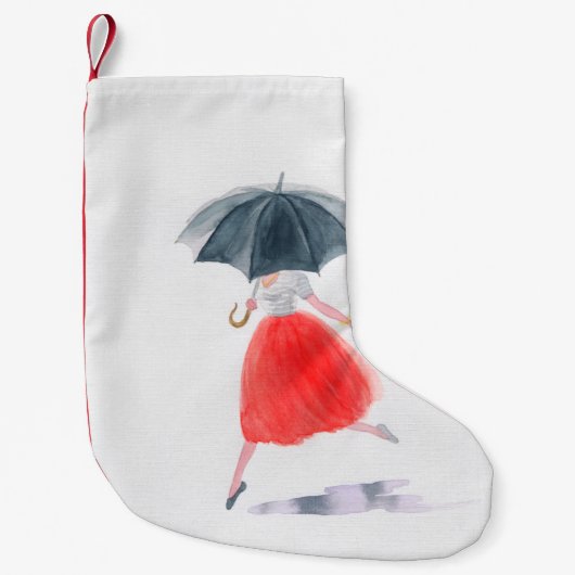 Alcoholinkt Abstract. Gebleken minerale Vintage. B Kleine Kerstsok (Voorkant)