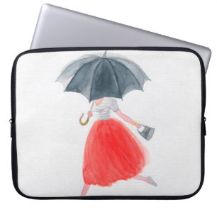 Alcoholinkt Abstract. Gebleken minerale Vintage. B Laptop Sleeve
