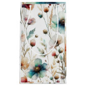 Alcoholinkt Floral Waterverf Klein Cadeauzakje (Voorkant)