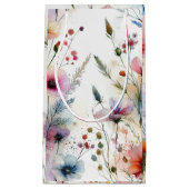 Alcoholinkt Floral Waterverf Klein Cadeauzakje (Voorkant)