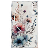 Alcoholinkt Floral Waterverf Klein Cadeauzakje (Voorkant)