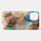 Alcoholinkt, gebleekt mineraal Abstract. Case-Mate iPhone Case (Achterkant (horizontaal))