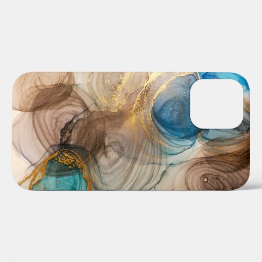 Alcoholinkt, gebleekt mineraal Abstract. Case-Mate iPhone Case (Achterkant (horizontaal))