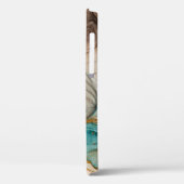 Alcoholinkt, gebleekt mineraal Abstract. Case-Mate iPhone Case (Achterkant / Links)