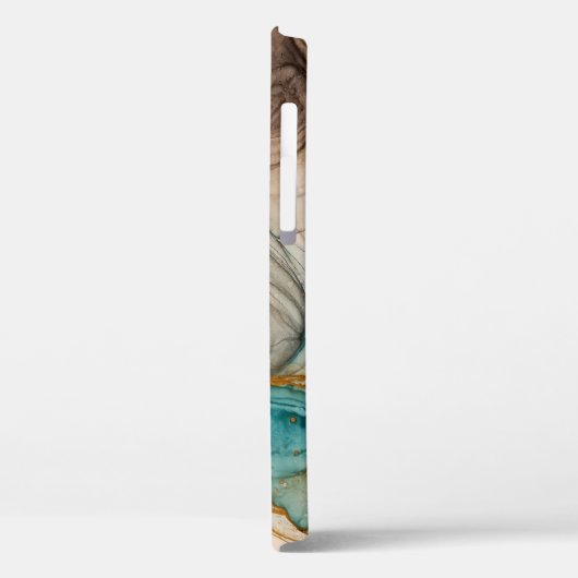 Alcoholinkt, gebleekt mineraal Abstract. Case-Mate iPhone Case (Achterkant / Links)