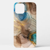 Alcoholinkt, gebleekt mineraal Abstract. Case-Mate iPhone Case (Achterkant)