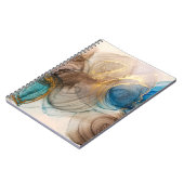 Alcoholinkt, gebleekt mineraal Abstract. Notitieboek (Linkerzijde)