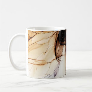 Alcoholinkt kleur. Grey Handmade Marble Texture. G Koffiemok