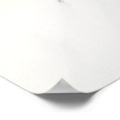 Alcoholinkt kleur. Grey Handmade Marble Texture. G Poster (Hoek)